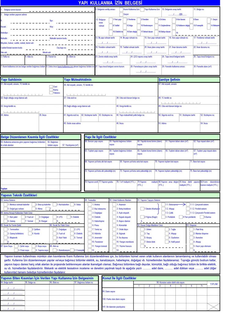 İskan belgesi nedir